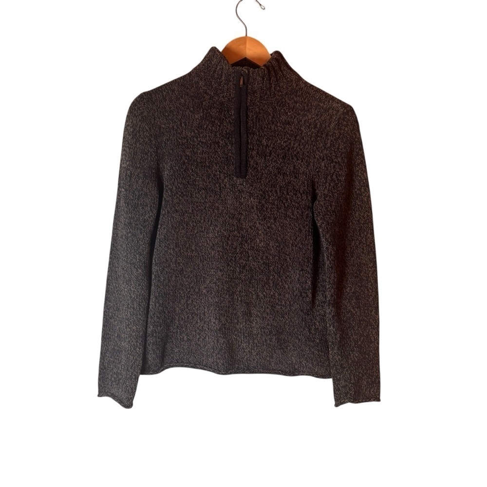 J. Jill Charcoal Turtleneck Sweater size S excellent condition